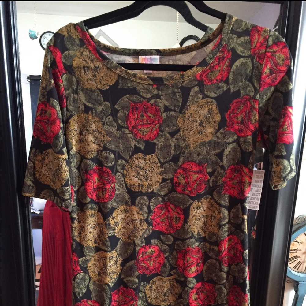 LuLaRoe Julia Dress Size M